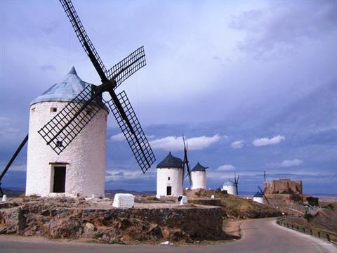 ラマンチャ地方の風車